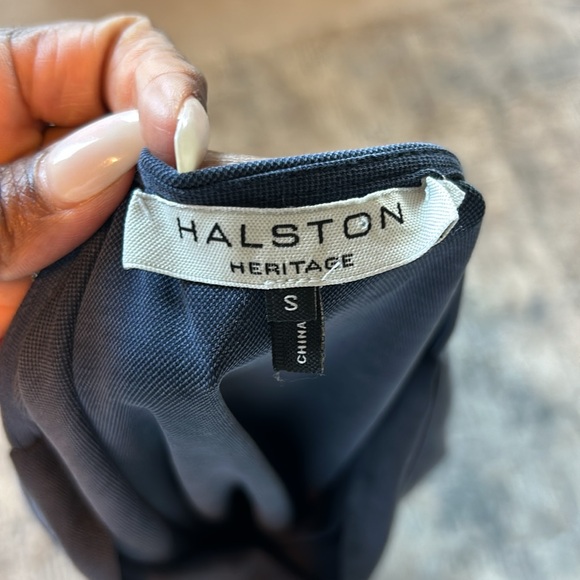 Halston Hertiage: Womens Stretchy Sheath Crew Neck Dress Small - Picture 11 of 11